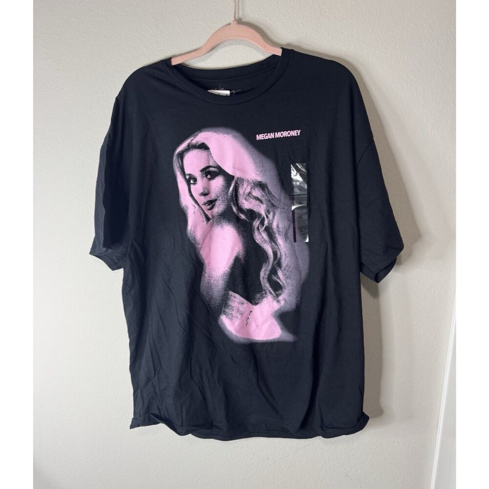 Megan Moroney Black Cloud 9 Double-Sided Graphic Crew Neck Tee Unisex XL